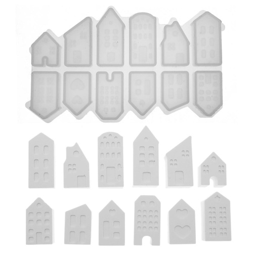 Molde de silicone 12 casas Stafil 2,5-4,4x1,8cm blister