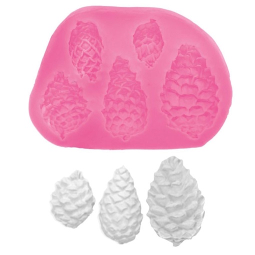 Molde de silicone pinhas Stafil blister