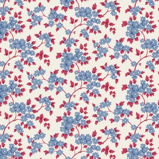 Tecido Tilda Village Life Ruth Blue 1x1,10m 100696