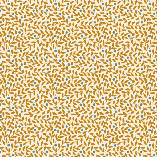 Tecido Tilda Village Life Lilian Ochre 1x1,10m 110175