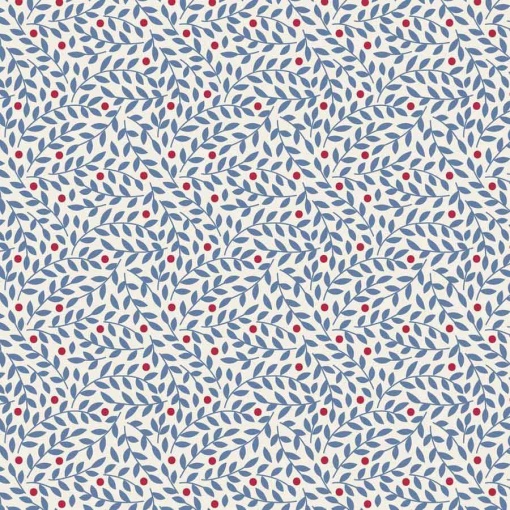 Tecido Tilda Village Life Lilian Blue 1x1,10m 110184