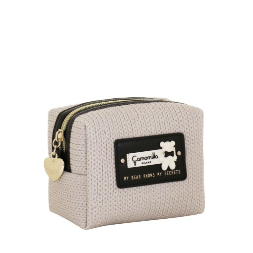 Bolsa Camomilla Coccola & Cuore bege 9x12x7cm