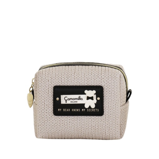 Bolsa Camomilla Coccola & Cuore bege 9x12x7cm