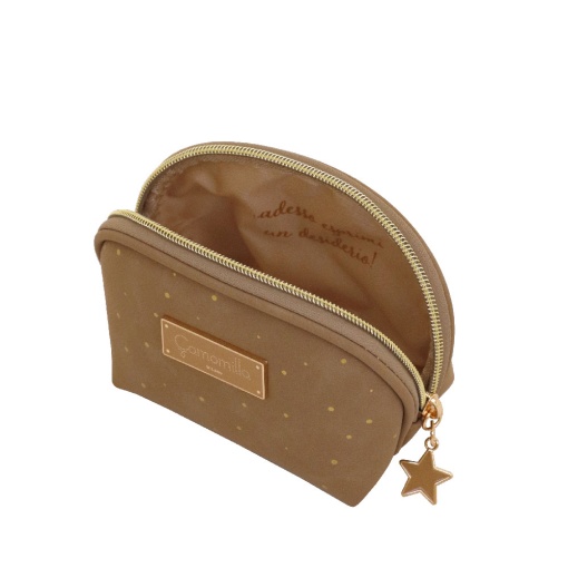 Bolsa Camomilla Di Sogni dourado 10x16x7cm