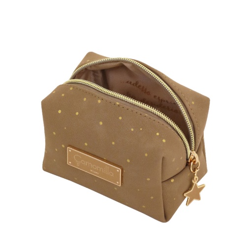 Bolsa Camomilla Di Sogni dourado 9x12x7cm