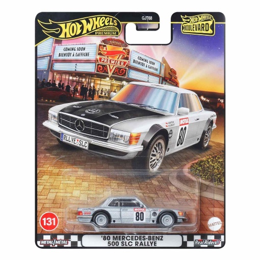 Hot Wheels Premium Boulevard '80 Mercedes-Benz 500 SLC Rallye Mattel GJT68/HRT63