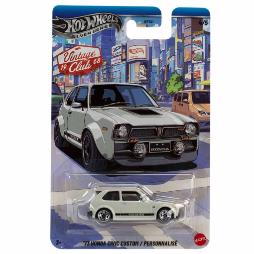 Hot Wheels Silver Series Vintage Club '73 Honda Civic Custom Mattel HRT81/JKY23