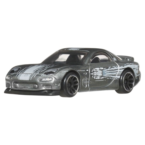 Hot Wheels Silver Series Fast & Furious 25 anos 1995 Mazda RX-7 Mattel HNR88/JKX23