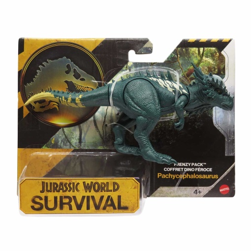 Jurassic World Survival pack frenético Pachycephalosaurus 19cm Mattel JGB72/JKL65