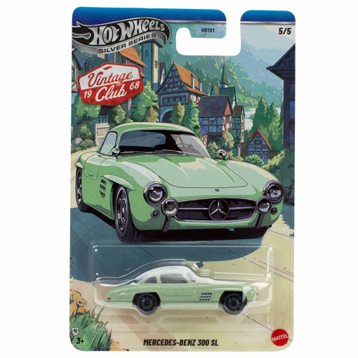 Hot Wheels Silver Series Vintage Club Mercedes-Benz 300 SL Mattel HRT81/JKY25