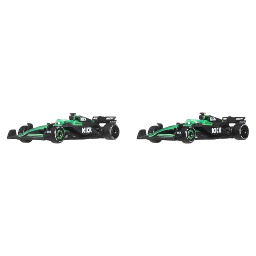 Hot Wheels Premium Fórmula 1 2025 pack 2 carros Kick Sauber F1 Team Mattel JMM89/JMM92-LA10