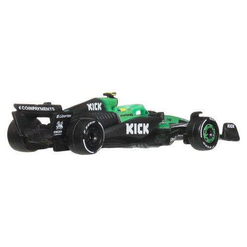 Hot Wheels Premium Fórmula 1 2025 pack 2 carros Kick Sauber F1 Team Mattel JMM89/JMM92-LA10
