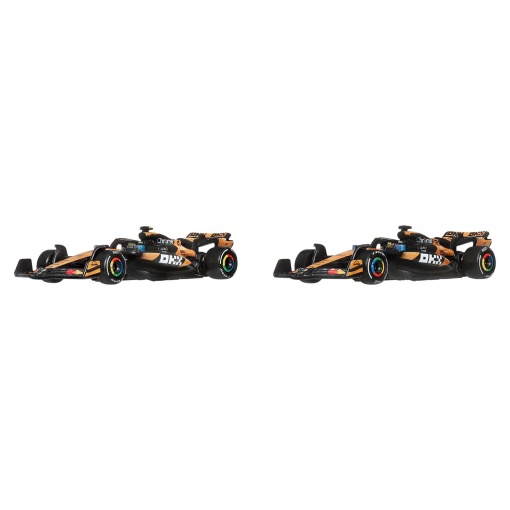 Hot Wheels Premium Formula 1 2025 pack 2 cars McLaren Formula 1 Team Mattel JMM89/JMM91-LA10