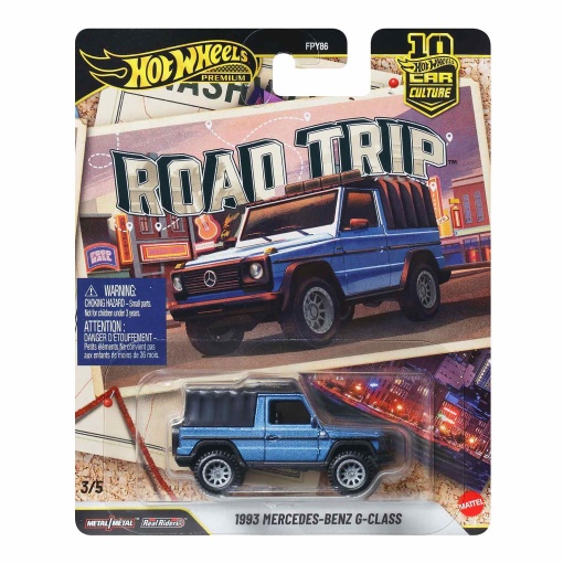Hot Wheels Premium Car Culture Road Trip 1993 Mercedes-Benz G-Class Mattel FPY86/JKF38