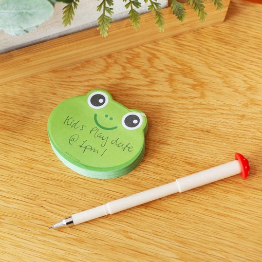 Kikkerland frog sticky note pad (100 sheets)