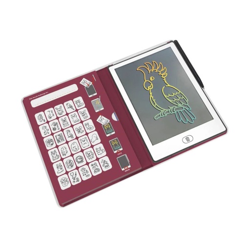 Kidydraw Mini tablet de desenho com ecrã LCD Kidywolf animais domésticos