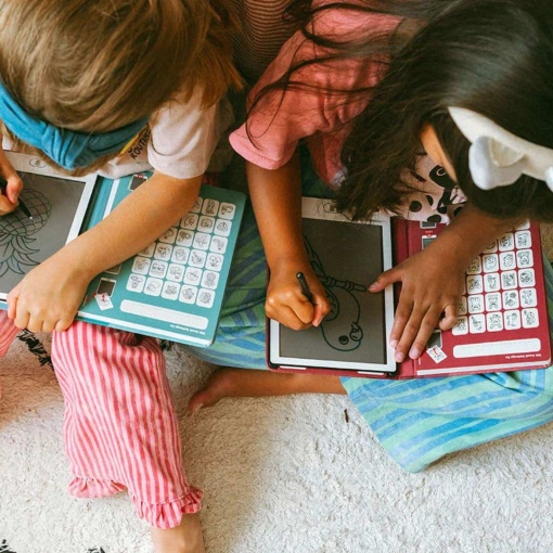 Kidydraw Mini tablet de desenho com ecrã LCD Kidywolf animais domésticos