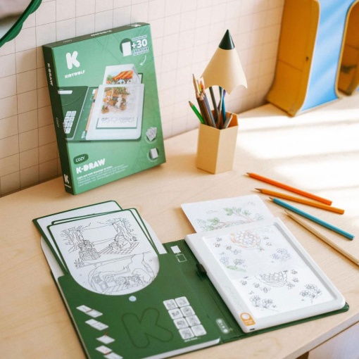 K-Draw Pad quadro luminoso para desenhar Kidywolf Cozy