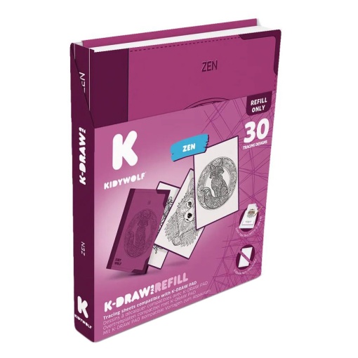 Recarga para K-Draw Pad quadro luminoso para desenhar Kidywolf Zen