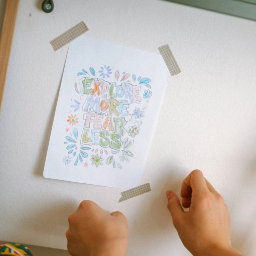 Recarga para K-Draw Pad quadro luminoso para desenhar Kidywolf frases inspiracionais