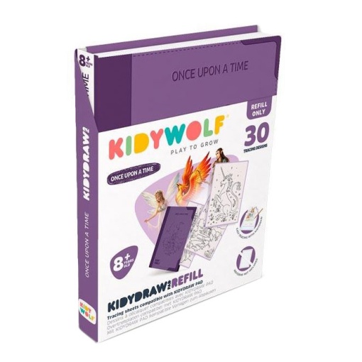 Recarga para K-Draw Pad quadro luminoso para desenhar Kidywolf era uma vez roxo