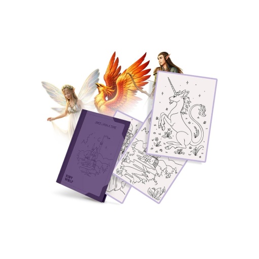 Recarga para K-Draw Pad quadro luminoso para desenhar Kidywolf era uma vez roxo