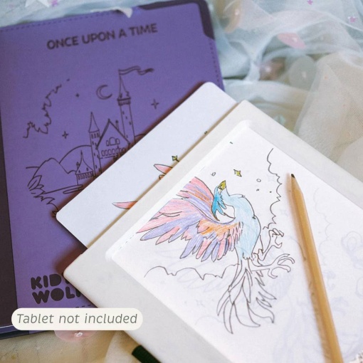 Recarga para K-Draw Pad quadro luminoso para desenhar Kidywolf era uma vez roxo