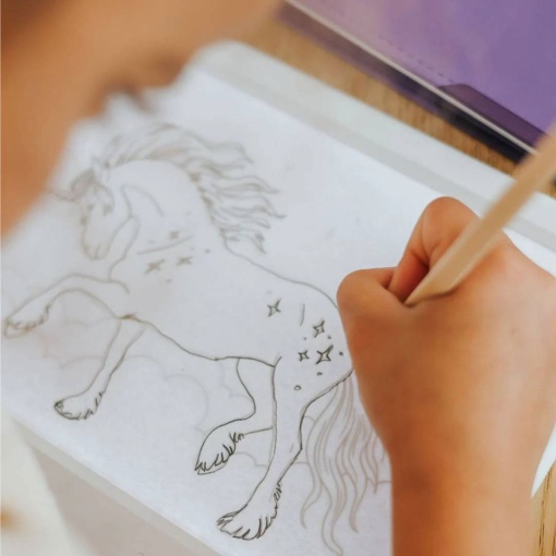 Recarga para K-Draw Pad quadro luminoso para desenhar Kidywolf era uma vez roxo