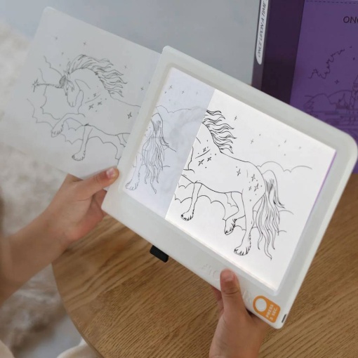 Recarga para K-Draw Pad quadro luminoso para desenhar Kidywolf era uma vez roxo