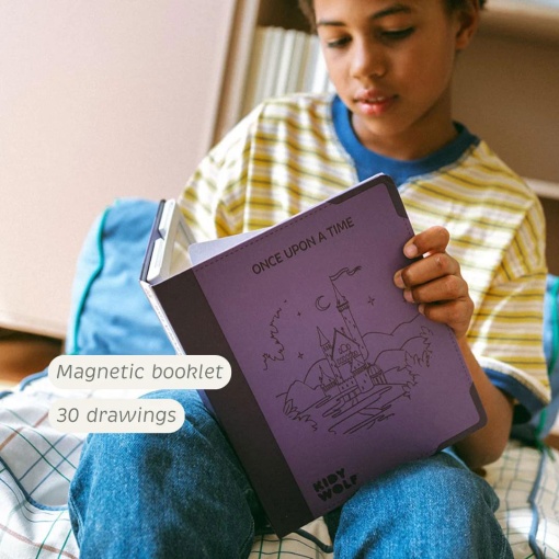 Recarga para K-Draw Pad quadro luminoso para desenhar Kidywolf era uma vez roxo