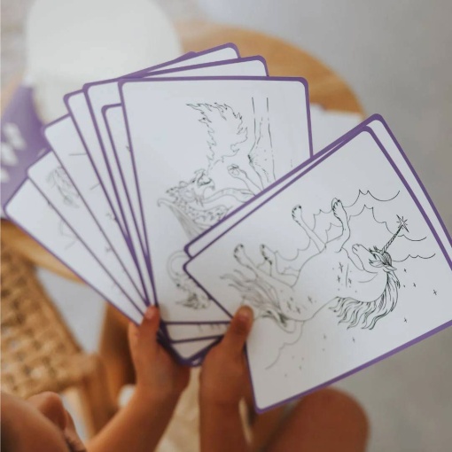 Recarga para K-Draw Pad quadro luminoso para desenhar Kidywolf era uma vez roxo