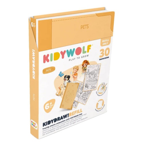 Recarga para Kidydraw Pad quadro luminoso para desenhar Kidywolf animais