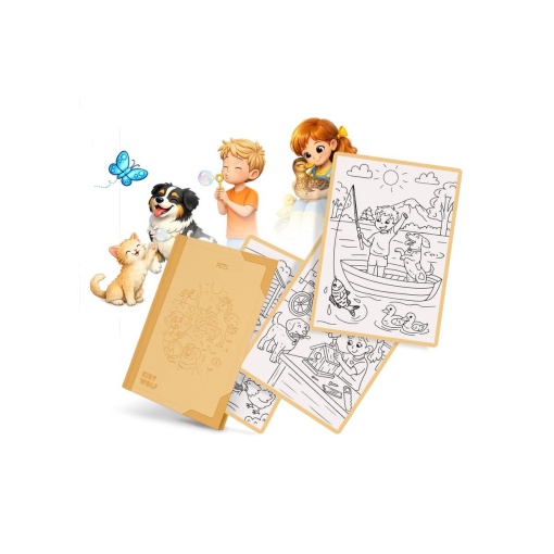 Recarga para Kidydraw Pad quadro luminoso para desenhar Kidywolf animais