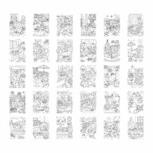 Recarga para Kidydraw Pad quadro luminoso para desenhar Kidywolf animais