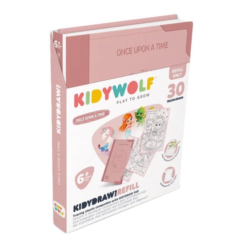 Recarga para K-Draw Pad quadro luminoso para desenhar Kidywolf era uma vez rosa