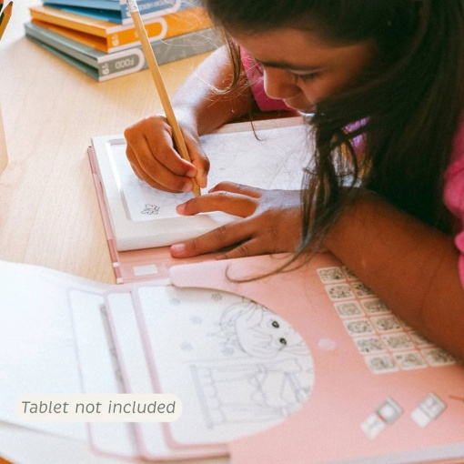 Recarga para K-Draw Pad quadro luminoso para desenhar Kidywolf era uma vez rosa