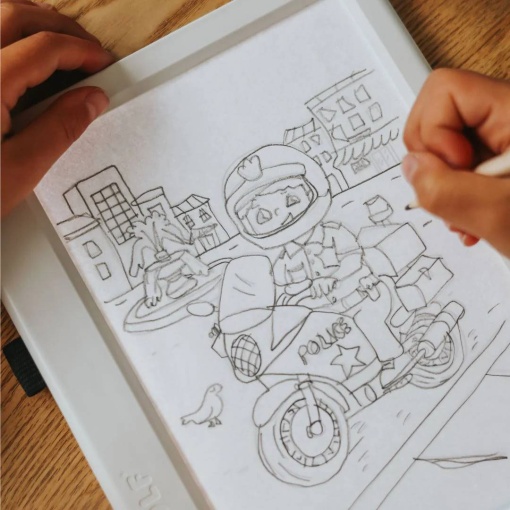Recarga para K-Draw Pad quadro luminoso para desenhar Kidywolf heróis do dia a dia