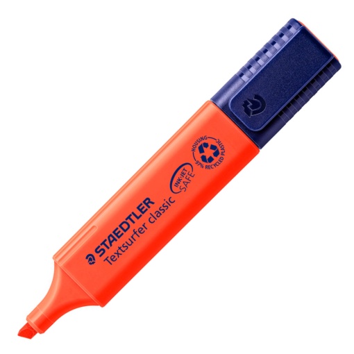 Sublinhador fluorescente Staedtler 364 Textsurfer Classic vermelho