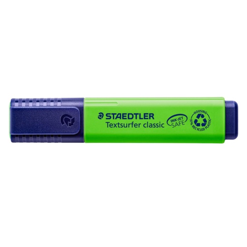 Staedtler 364 Textsurfer Classic fluorescent highlighter in green.
