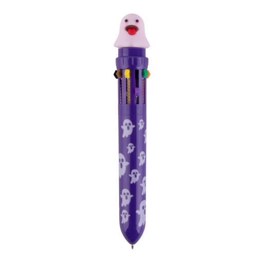 Esferográfica de 10 cores Apli Kids Halloween fantasma