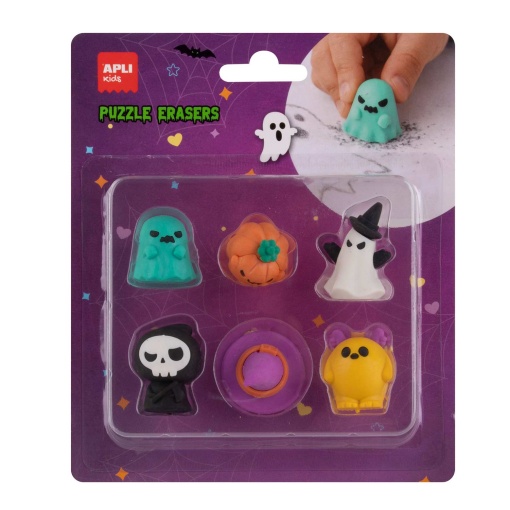 Borracha puzzle Apli Kids Halloween