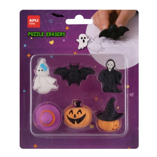 Borracha puzzle Apli Kids Halloween