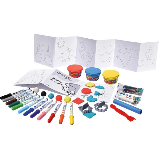 Conjunto criativo Giotto Be-Bè Learn & Play com 22 peças