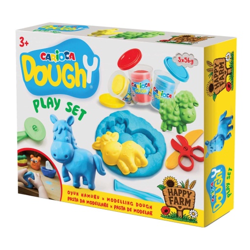 Plasticina conjunto quinta feliz Carioca Doughy