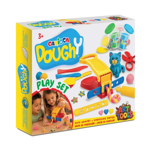 Plasticina conjunto ferramentas de arte Carioca Doughy