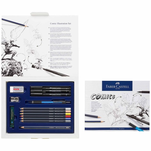 Kit iniciação banda desenhada 3D Faber-Castell