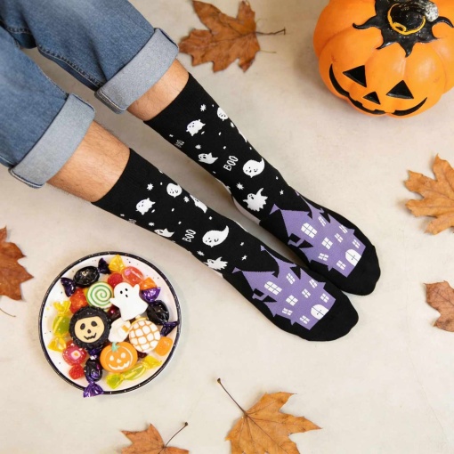 Lovely Story Halloween Boo Night Socks 41-46
