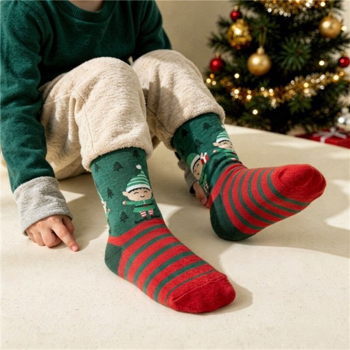 Meias Lovely Story natal Candy Patrol 24-29