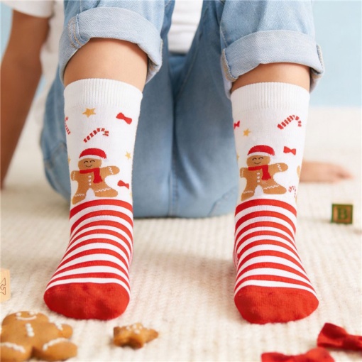 Meias Lovely Story natal Gingerbread 30-35