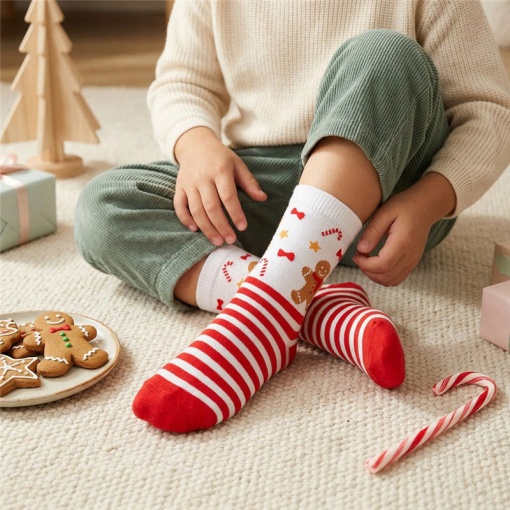 Meias Lovely Story natal Gingerbread 30-35
